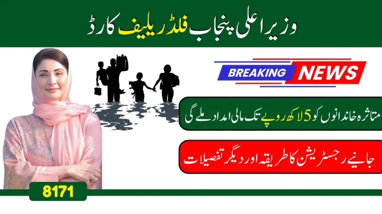 CM Punjab Flood Relief Card 2025 – Check Full Details