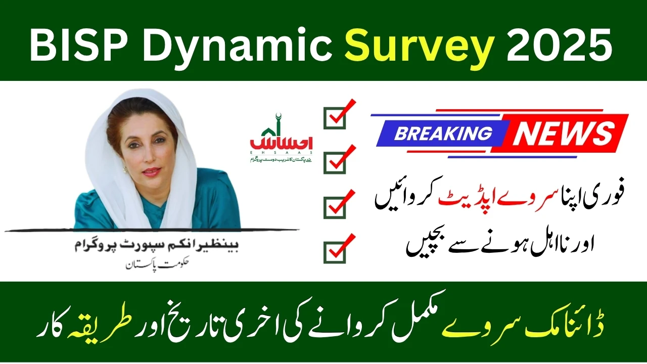 BISP Dynamic Survey 2025 – Complete Method To Update Family Information
