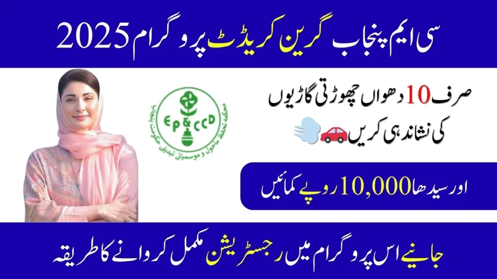 CM Punjab Green Credit Program 2025 - How to get Rs 10,000 Prize?